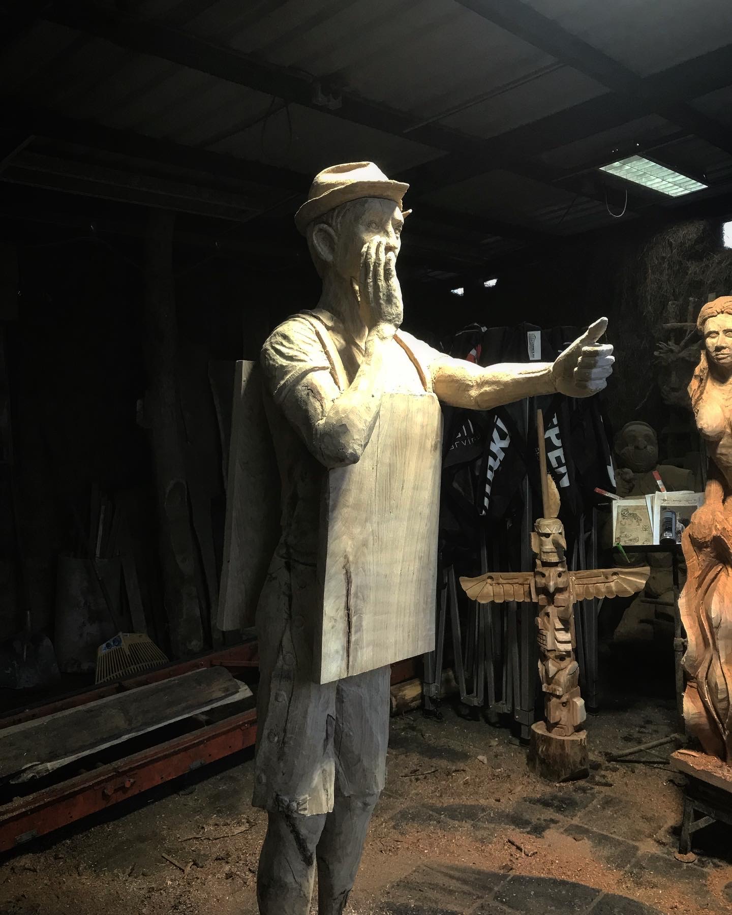 Levensgroot figuur foto 3