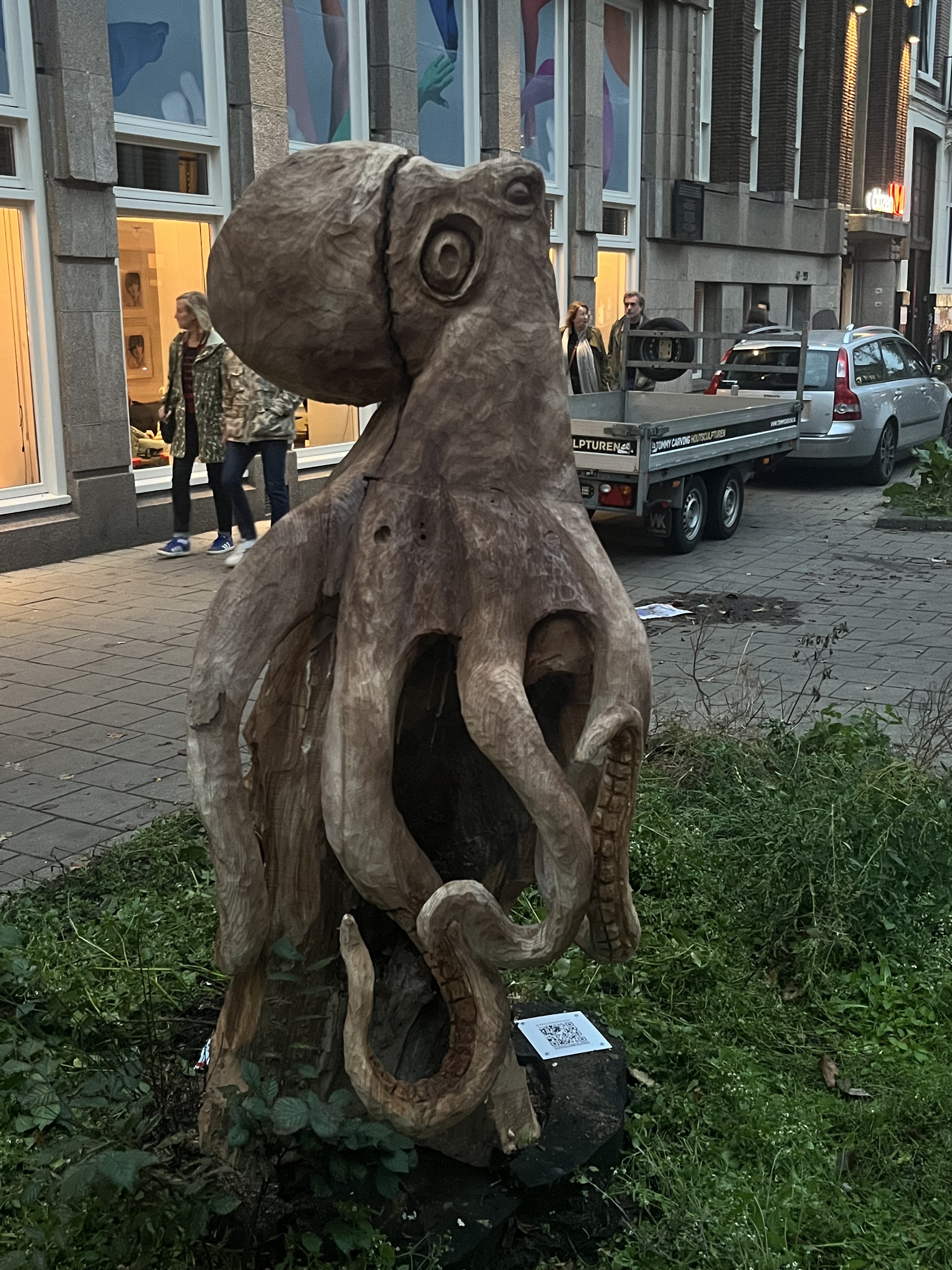 Octopus sculptuur foto 5